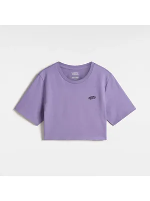 vans Style 76 II Crew Crop Kadın Mor Tişört