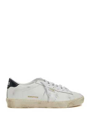 Golden Goose Matchstar Beyaz Lacivert Kadın Deri Sneaker