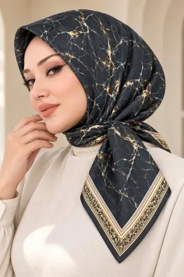 Big ModaEbrar Desenli Soft Eşarp - 094