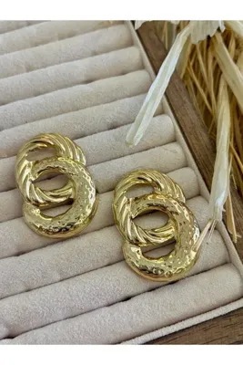 auroras.accessories Modern Retro Gold Küpe