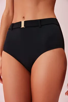 SUWEN Yüksek Bel Kemerli Bikini Alt