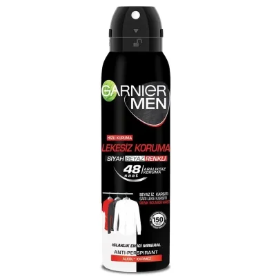 Garnier Men Lekesiz Koruma Erkek Deodorant 150ml
