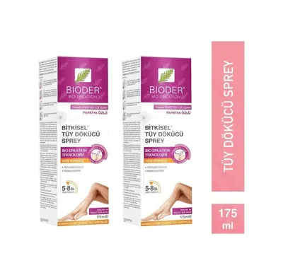 Bioder Bitkisel Tüy Dökücü Sprey 175 ml (2'li)