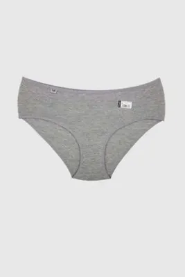 Tutku 924 Toptan Çamaşırcı Kadın Elastan Bato 12li Paket Gri