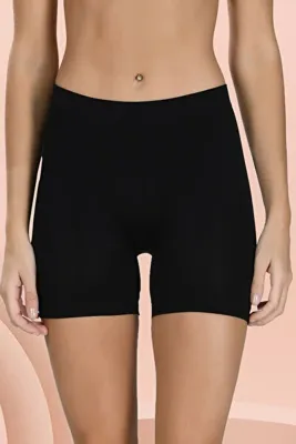 NBB Kadın Siyah Seamless Dikişsiz Şort Boxer 2007