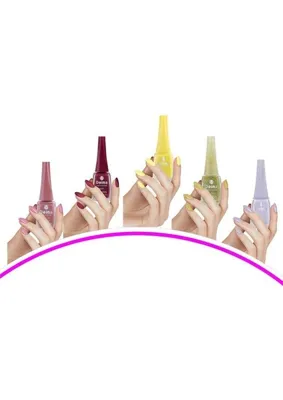 Milas Toptan 5 Adet Keratinli Besleyici Oje 14 ml Set3 Mudanis