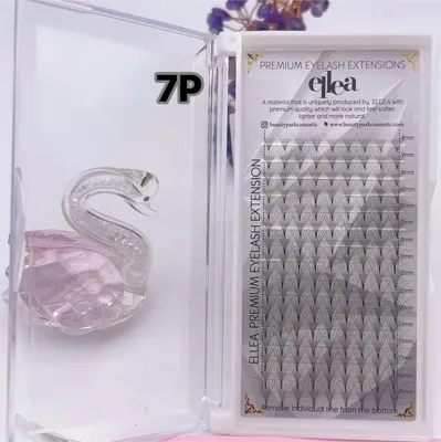 ellea 7d Çek-bırak Hazır Volüm İpek Kirpik 0.7 D Kıvırım 8-15 Mm