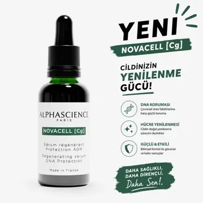 Alphascience Novacell Cg İleri Düzey Yaşlanma Karşıtı Ve Longevity Serumu 30 Ml