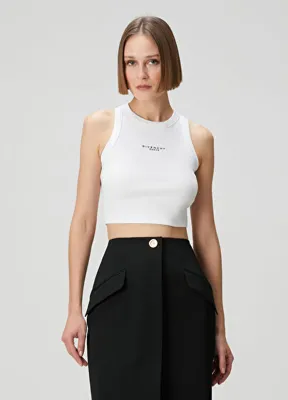 Givenchy Beyaz Crop Atlet