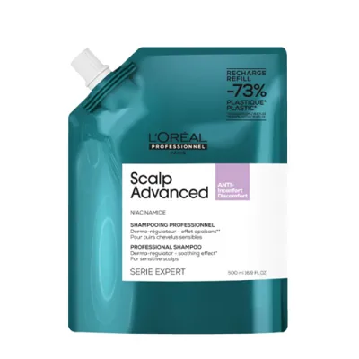 L'Oreal Professionnel Loreal Professionnel Scalp Advanced Hassas Saç Bakım Şampuanı 500 ml Refill