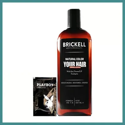 Trendexa Brickell Erkeklere Özel Anti-White Beyazlık Giderici 237 ml Saç Sakal Bakım Şampuanı + 1 Hediye Jel ASIMX:0022 MAC