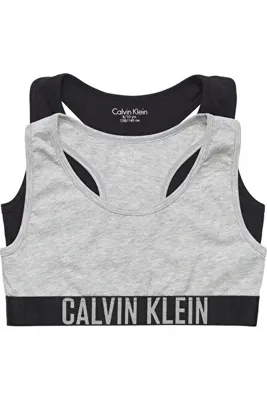 Calvin Klein 2 PACK BRALETTE Kadın Siyah Bralet