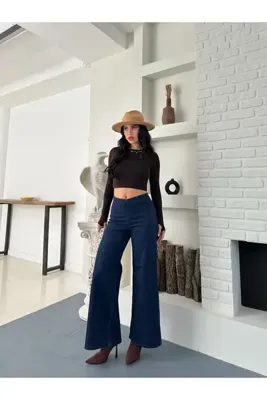 DİMA FASHİON YÜKSEK BEL DENİM PANTOLON