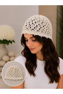 ALDAIYR File Örgü Bandana – Şık Bohem Yazlık Bere