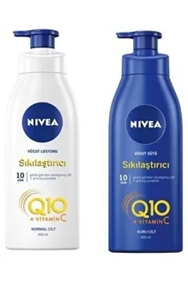 Nivea Q10 Sıkılaştırıcı Vücut Losyonu 400 ml 2li Set