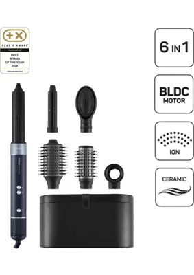 Arzum AR5198 Revolution Line  BLDC Ionic Hava Üflemeli Saç Şekillendirici 5 Başlık, 1500W, Antrasit