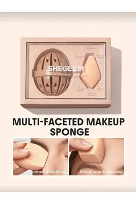 Sheglam multi faceted makeup sponge soft makeup foundation blender