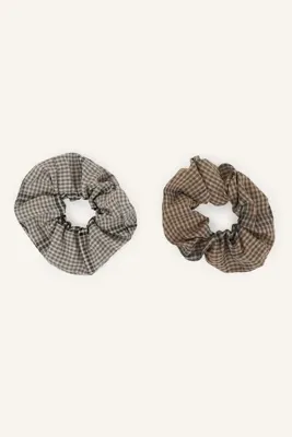 DeFacto Kadın 2'li Kareli Scrunchie Saç Aksesuarı I6966AXNS