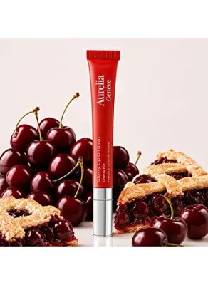 Aurelia Genève GLOSSY LIP OIL BALM PEPTIDE & CERAMID INFUSED - CHERRY PIE