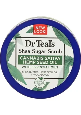 Dr Teals Dr.teal's Shea Sugar Scrub Hemp Seed Oil Vücut Şeker Peeling 538GR
