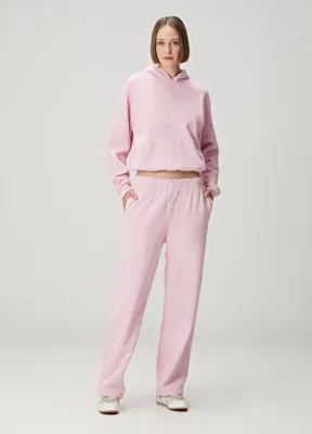 Skims Classic Straight Leg Pembe Eşofman Altı