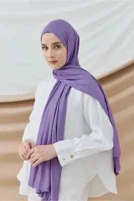Modakaşmir Aminenesil Moda Kaşmir Penye Şal Sümbül