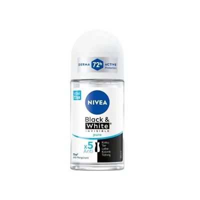 NIVEA Nivea Insivible Black & White Pure ROLL-ON Women 50ml