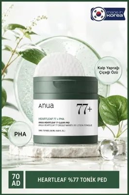 ANUA Heartleaf %77 Tonik Ped 70 Adet
