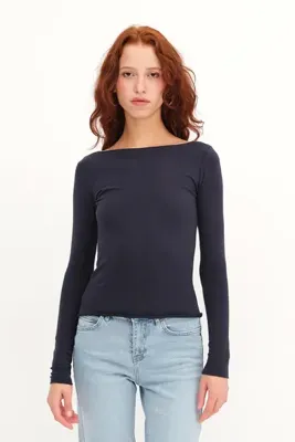 Addax Uzun Kollu Basic Bluz B1846