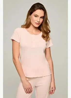 Kom Pera Pointel Desenli Tshirt