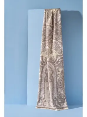 Jawel Kadın Etnik Desen Soft Tlos Şal SARI