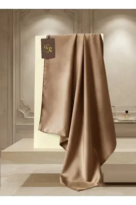SAMARA SCARF KRİSTAL EŞARP Parlak Saten Dokulu Tesettür Abiye EŞARP 95x95 CM