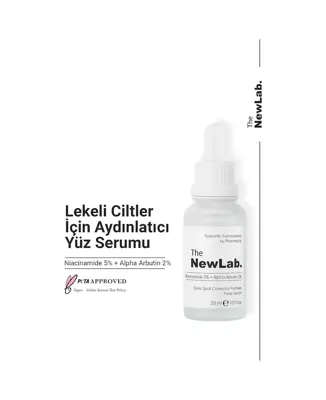 the newlab. The NewLab Leke Karşıtı Arbutin Cilt Bakım Serumu 30ml ( Niacinamde %5 Alpha Arbutin %2)