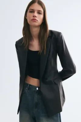 H&M Tek Düğmeli Blazer