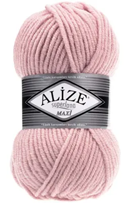 Alize Süperlana Maxi Kalın El Örgü Ipi 161 Pudra