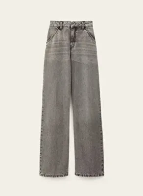 Ba&Sh Gri Kadın Pamuklu Denim Pantolon 1H25VECC