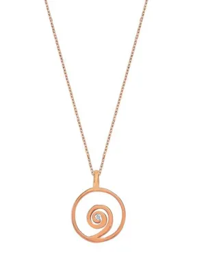 Bee Goddess Om Kadın Rose Altın Kolye