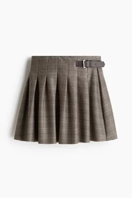 H&M Pileli Mini Etek