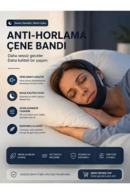 Ankaflex Premium Çene Yüz Maskesi Horlama Giderici Ağız Kuruluğu için Uyku Korsesi