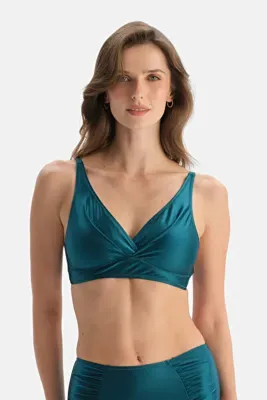 Dagi Petrol Mavi Toparlayıcı Bikini Üst