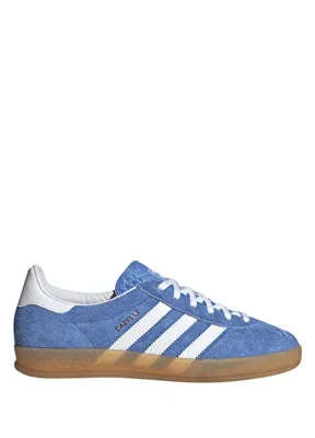 Adidas Gazelle Indoor Mavi Beyaz Kadın Deri Sneaker