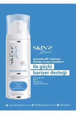 SKİN'SDERM Skins Derm Ceramide NP+ Intensive Therapy & Moisturizer Cream