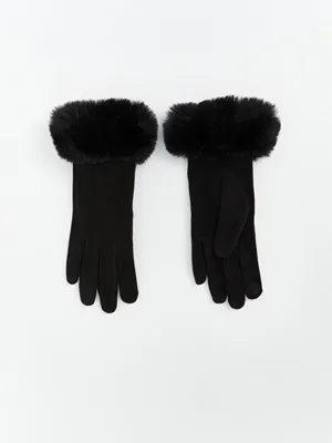 LCW ACCESSORIES Kürklü Kadın Eldiven