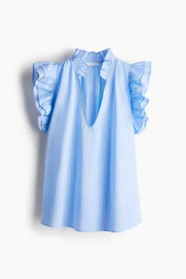 H&M Fırfırlı Bluz