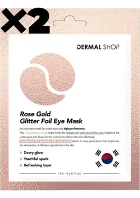 Myg Plus Dermal 3 Katmanlı Flash Foil Gold Göz Altı Torbalarına Karşı Kağıt Göz Maskesi 2 Adet