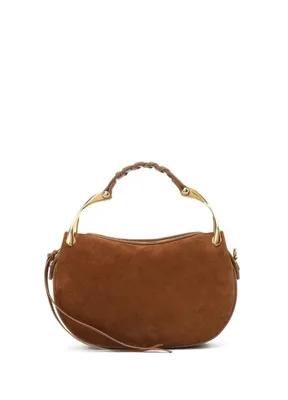 McQueen Wishbone Mini Taba Kadın Nubuk Çanta