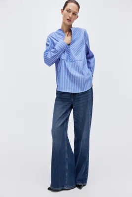 H&M Pamuklu Oversize Gömlek