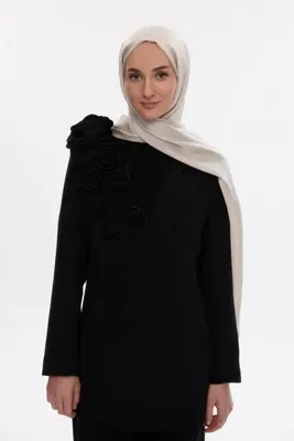 MİRSOY SCARF İdol Janjan Şal Abiyelik-açık Bisküvi