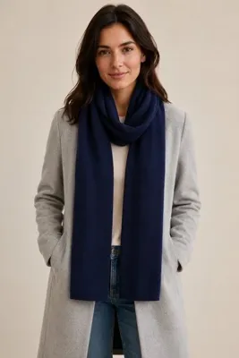 Sebir Moda Tek Renk Klasik Atkı