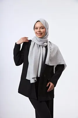 MİRSOY SCARF Velora Desen Kaymaz jakarlı Şal